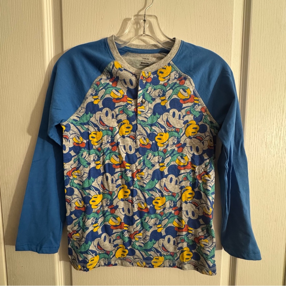 Amazon Essentials Kids Blue Mickey Mouse Jersey